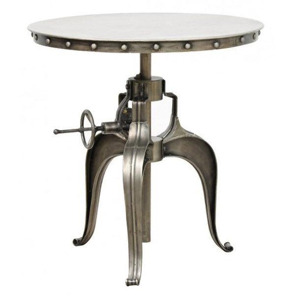 Afton Crank Table 30 Nickel