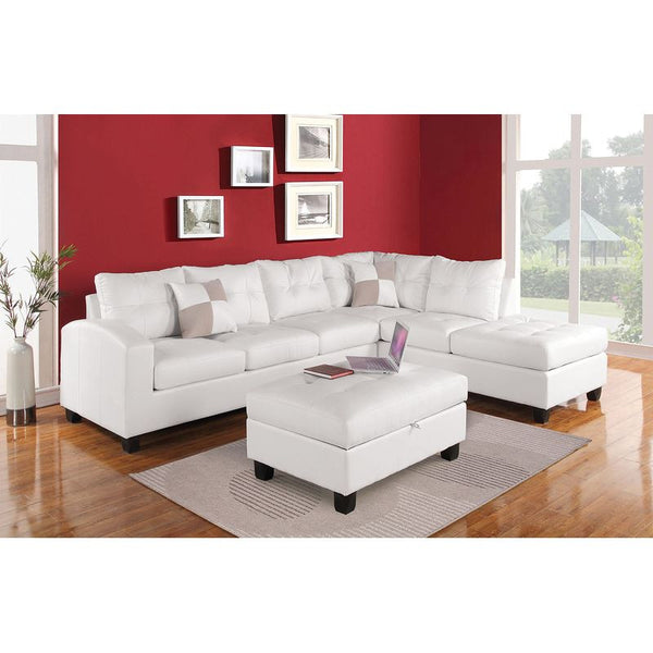 Reversible Sectional Sofa WIth 2 Pillows