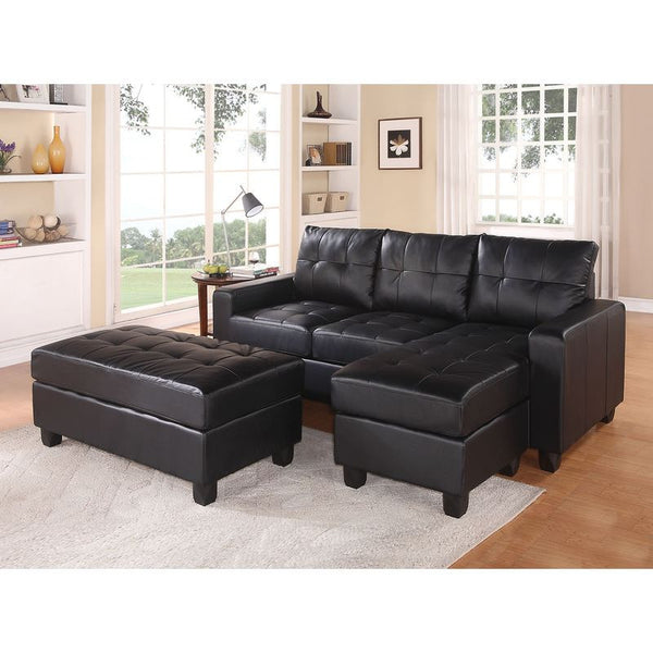 Reversible Chaise Sectional & Ottoman