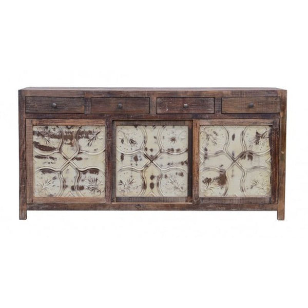 Ogden Sliding Dr Cabinet White