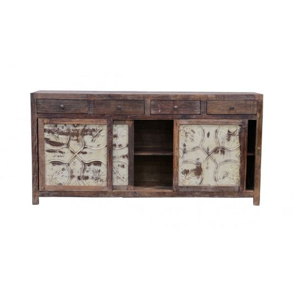 Ogden Sliding Dr Cabinet White