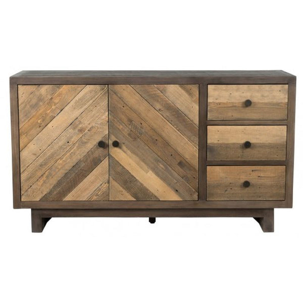 Chevron 3Dwr 2Dr Sideboard