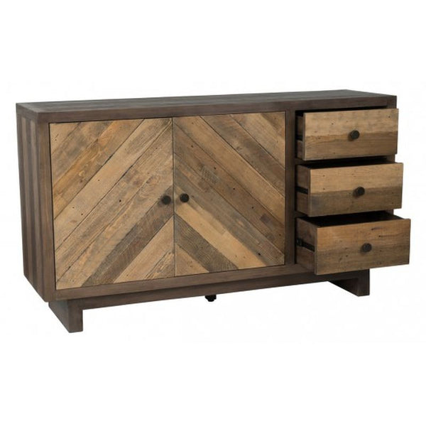 Chevron 3Dwr 2Dr Sideboard