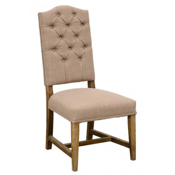 Ava Side Chair Dark Linen