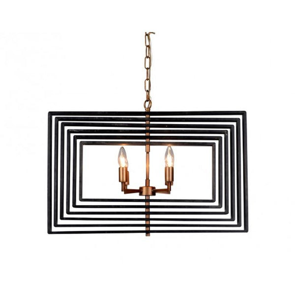 Rubix Chandelier Black Large