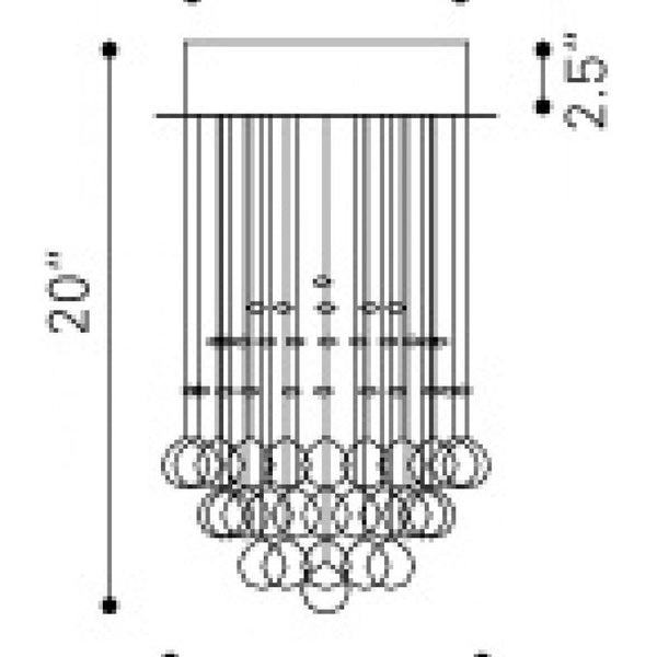 Pollow Ceiling Lamp Clear