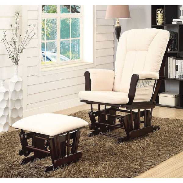 2 Piece Glider Chair & Ottoman