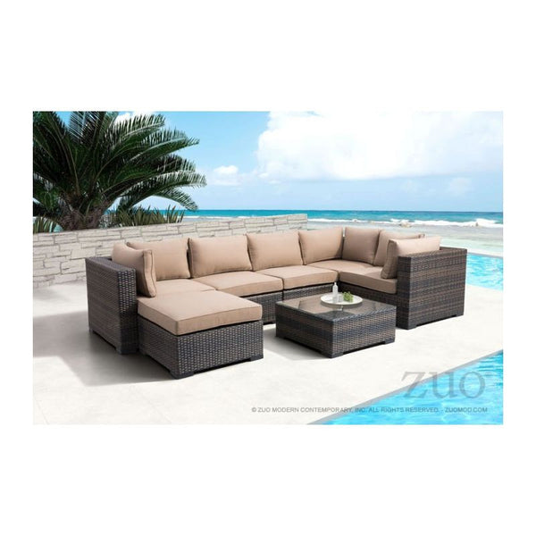 Bocagrande Ottoman Brown