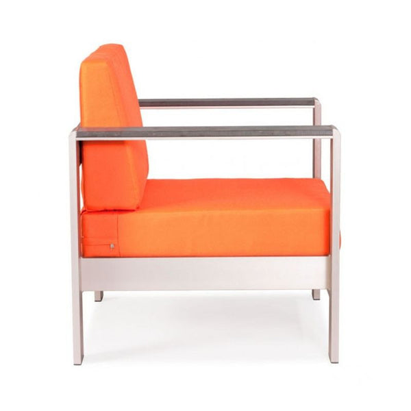 Cosmopolitan Arm Chair Cushion Orange