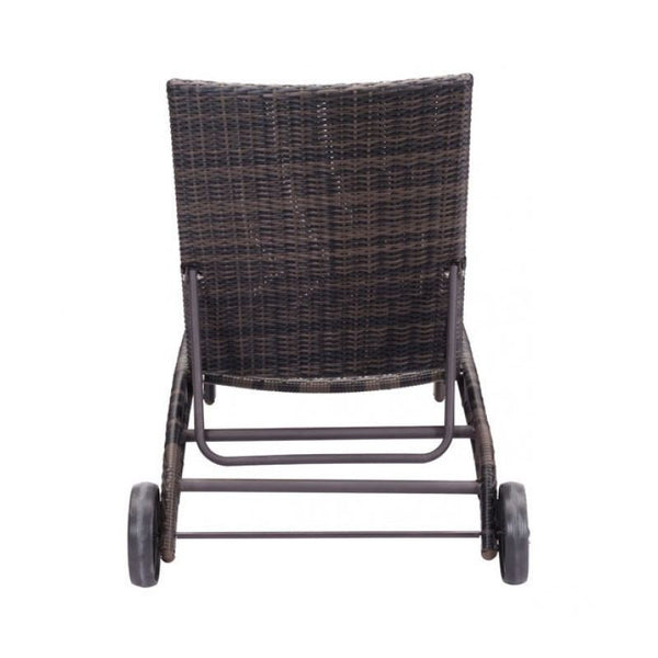 Lido Chaise Lounge Brown