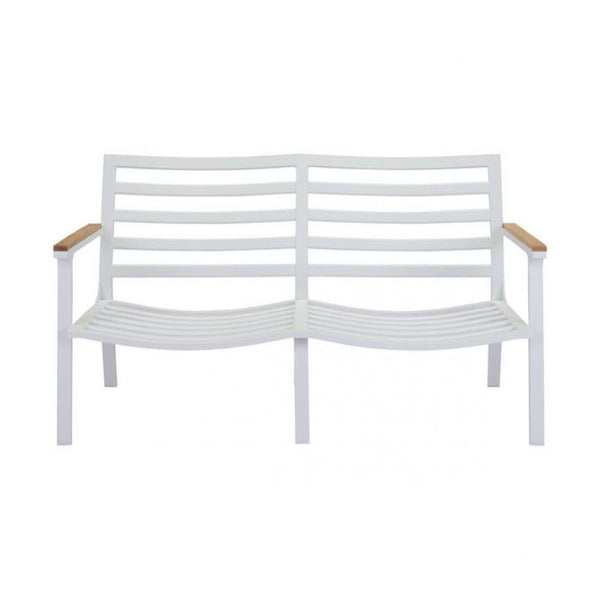 Maya Beach Sofa Gray, Natural & White