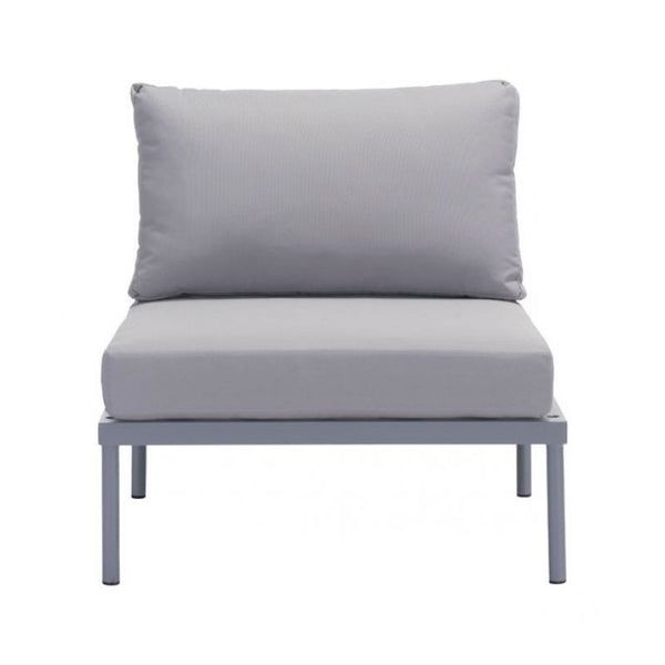 Sand Beach Back Cushion Light Gray