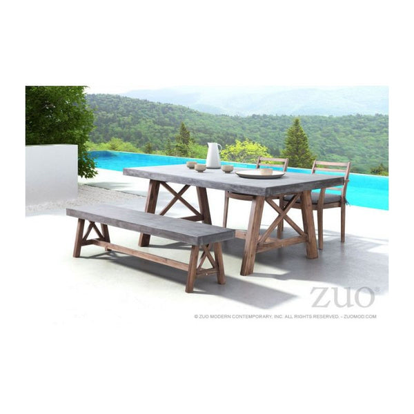 Ford Dining Table Cement & Natural