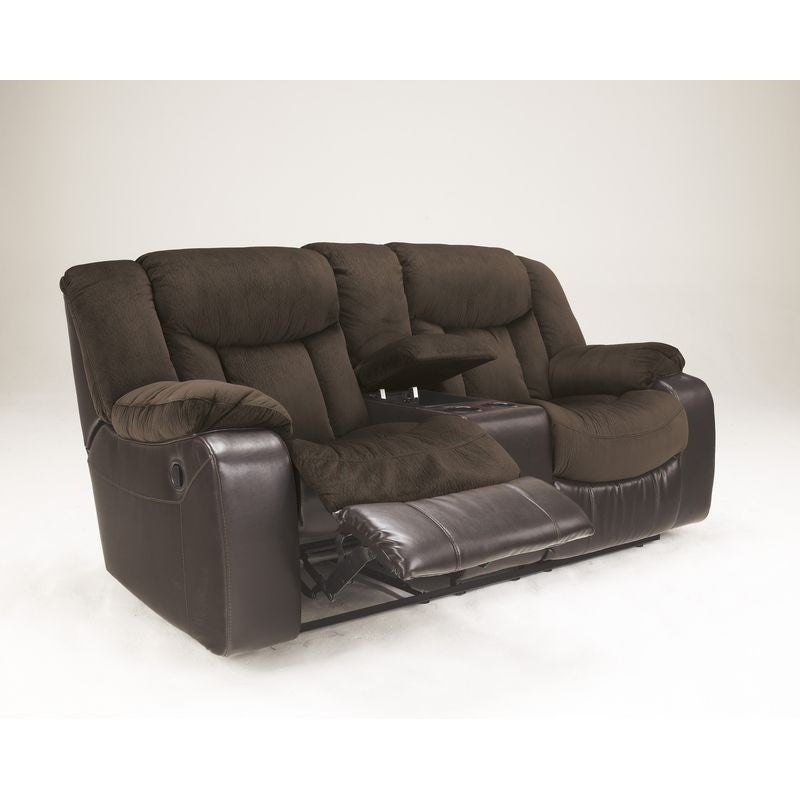 Tafton D DBL Rec Loveseat w/Console