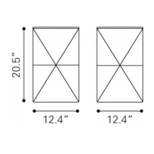 Prism Mirror Side Table