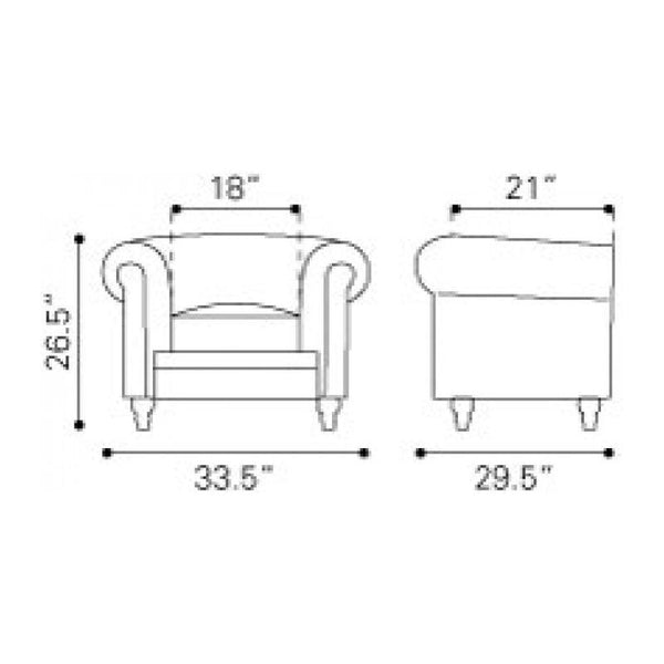 Aristocrat Arm Chair Black