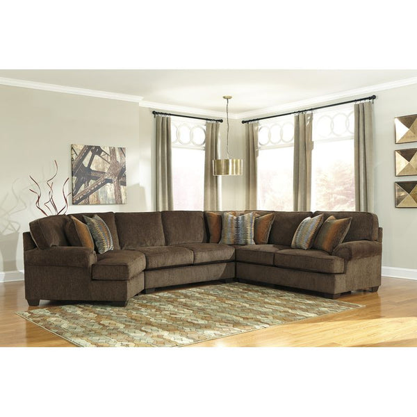 Denning 6 Seat Sectional w/Cuddler Left