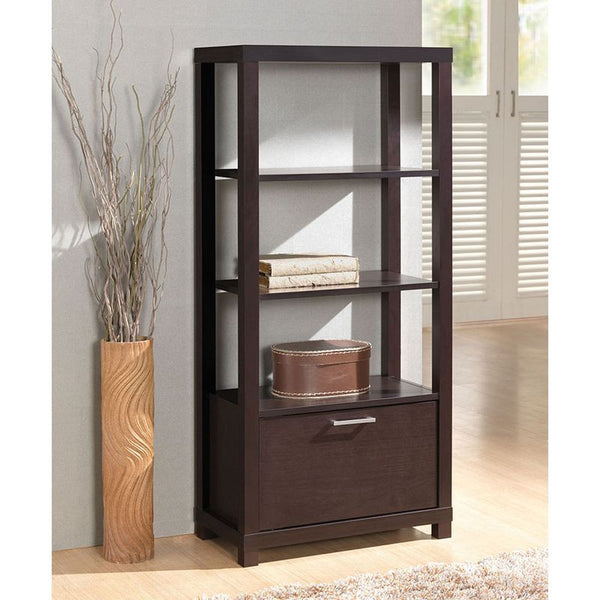 Bookcase WIth 3 Shelves & Door