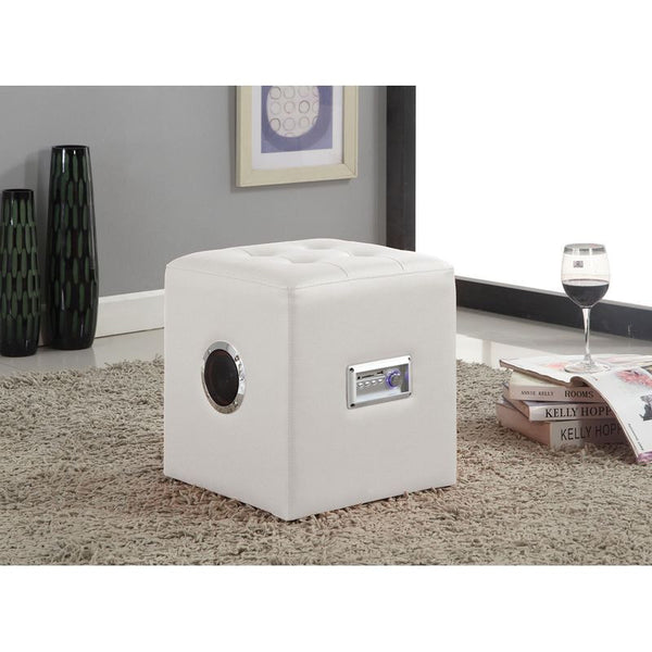 Sound Lounge Ottoman WIth Bluetooth Speaker