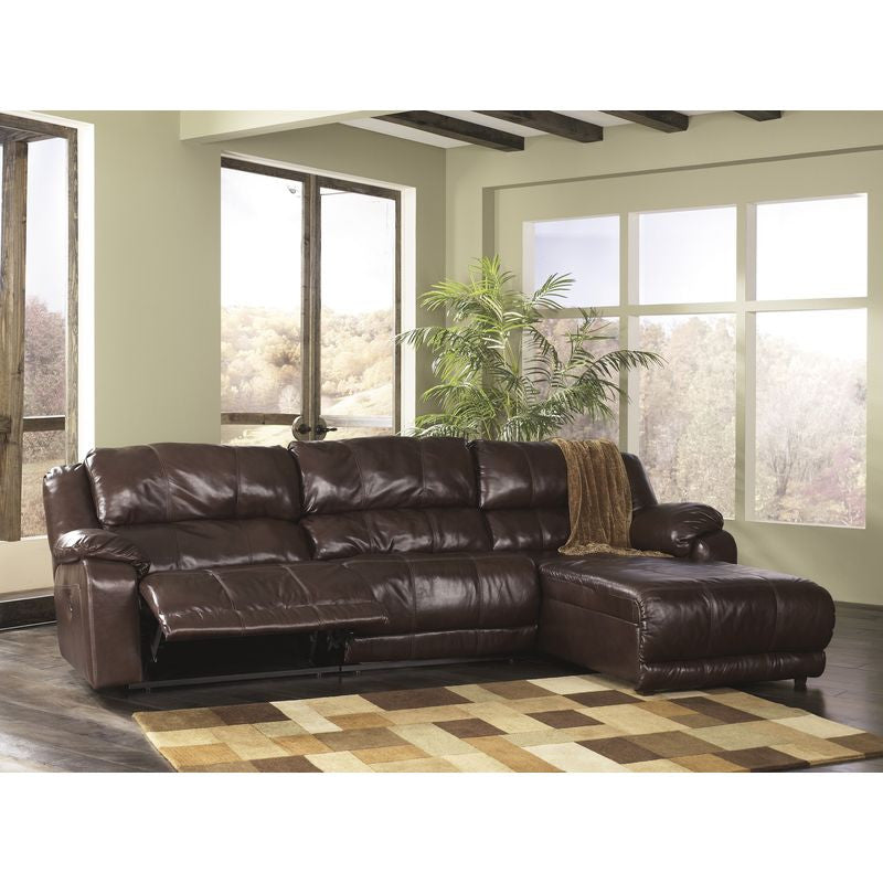 Braxton Three Piece Reclining Sectional Right