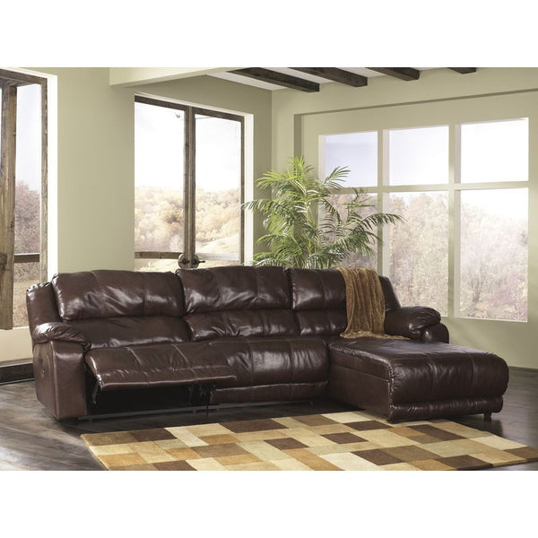 Braxton Three Piece Reclining Sectional Right