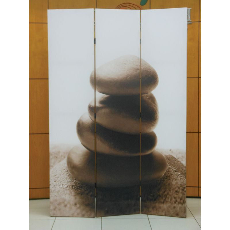 3-Panel Wooden Screen