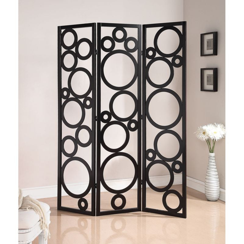 3-Panel Wooden Screen
