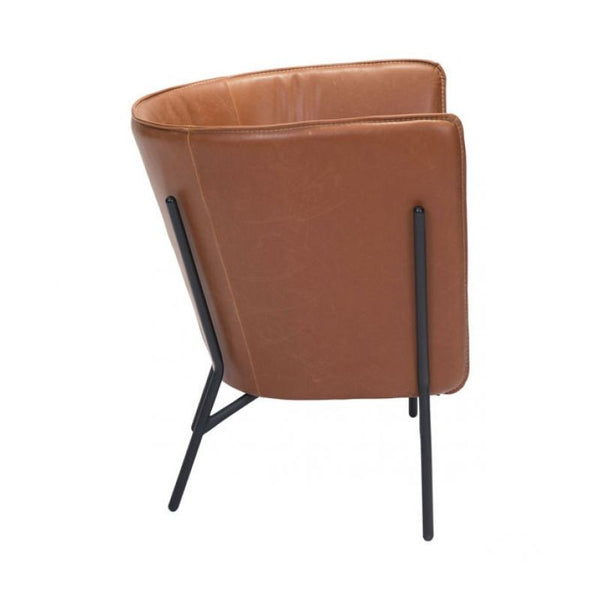 Assange Occasional Chair Coffee & Beige