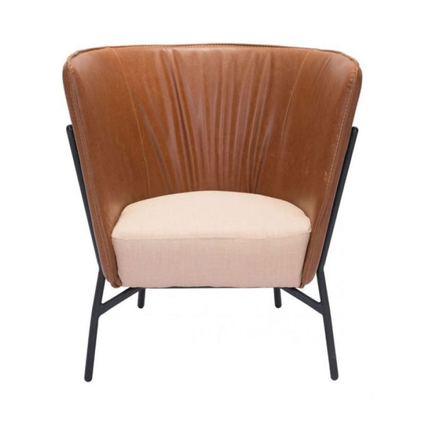 Assange Occasional Chair Coffee & Beige