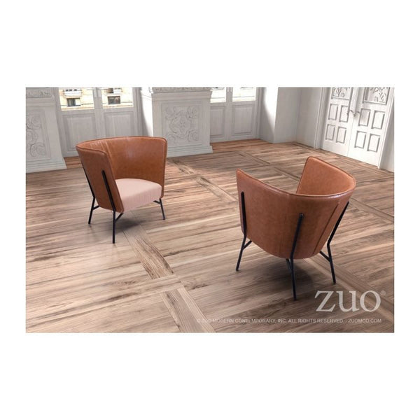 Assange Occasional Chair Coffee & Beige
