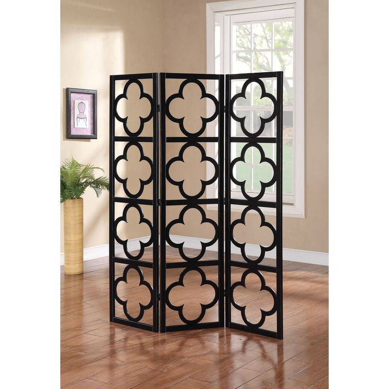3-Panel Wooden Screen