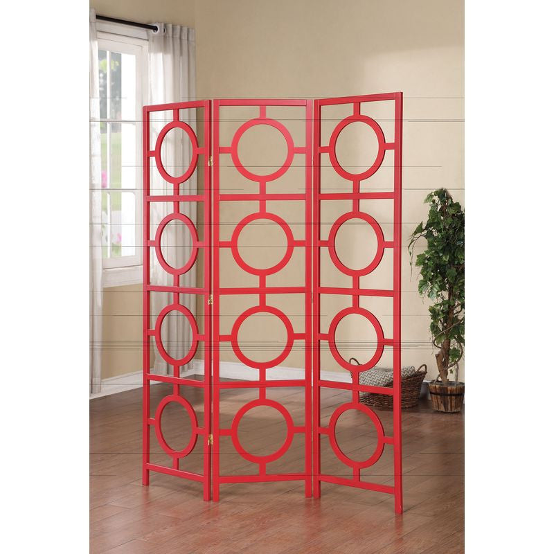 3-Panel Wooden Screen