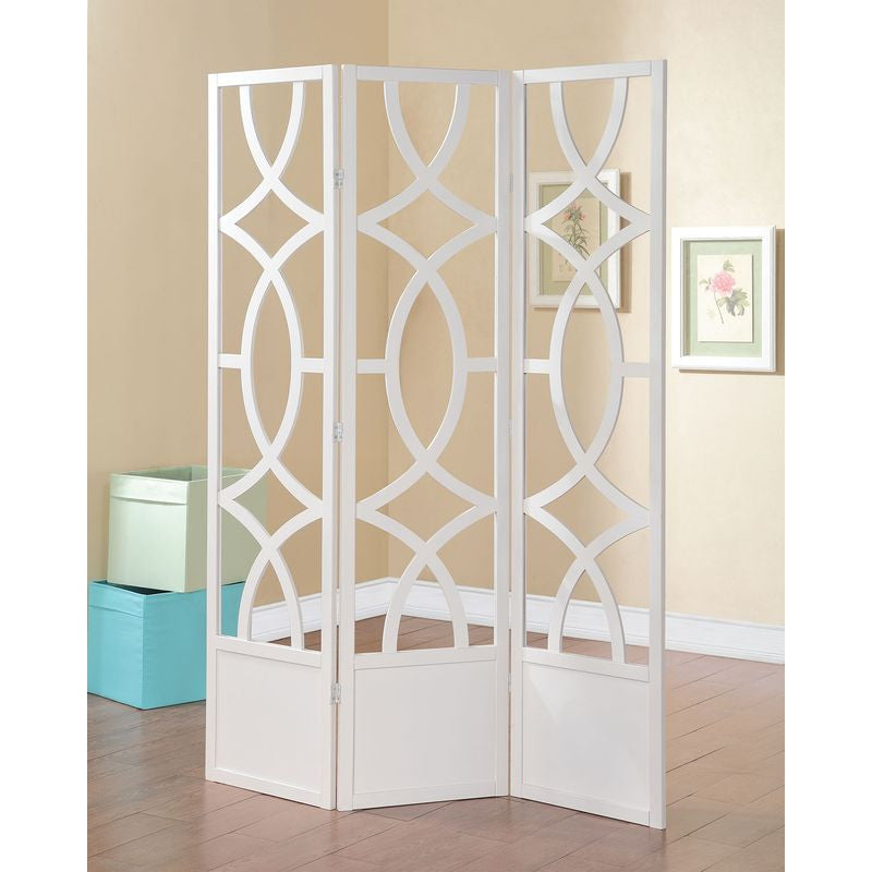 3-Panel Wooden Screen