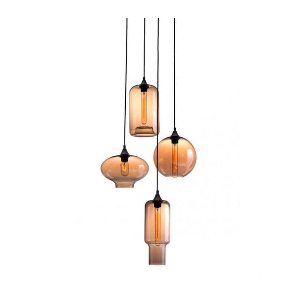 Lambie Ceiling Lamp Rust & Amber