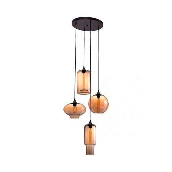 Lambie Ceiling Lamp Rust & Amber