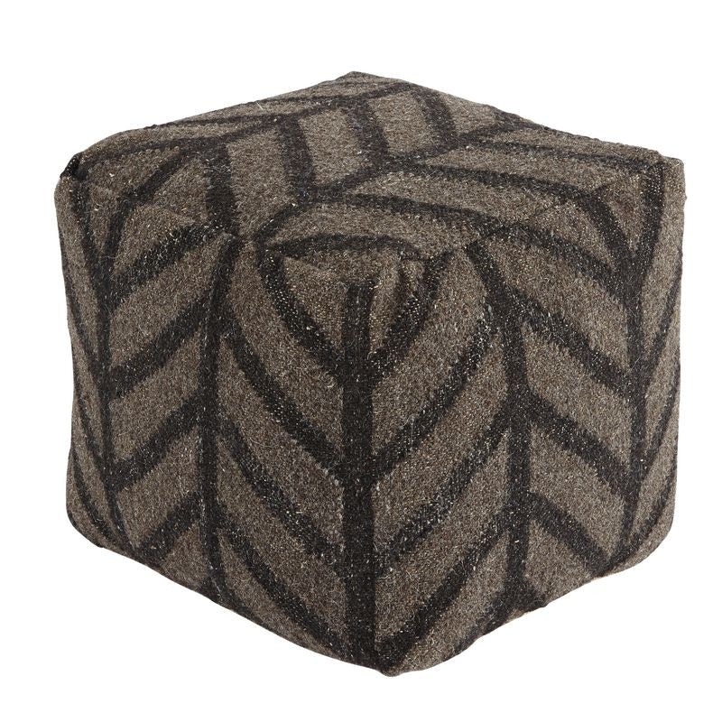 Flatweave Pouf