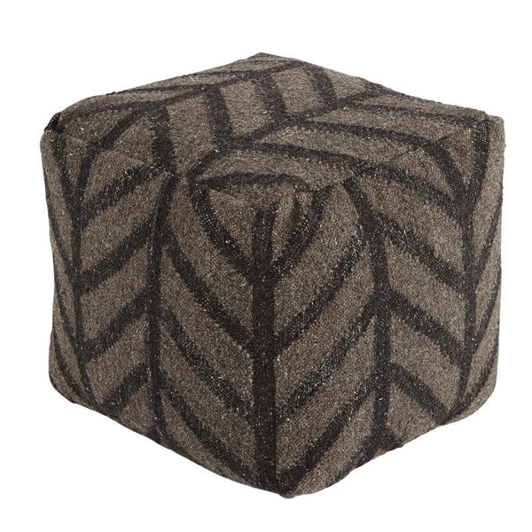 Flatweave Pouf