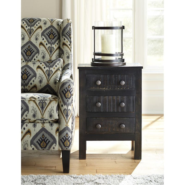 Charlowe Three Drawer Night Stand