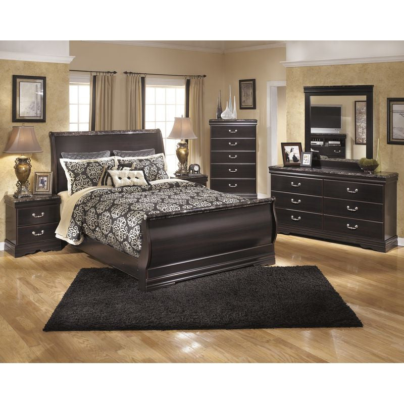 Exquisite Sleigh Bedroom Group (Twin Sleigh)