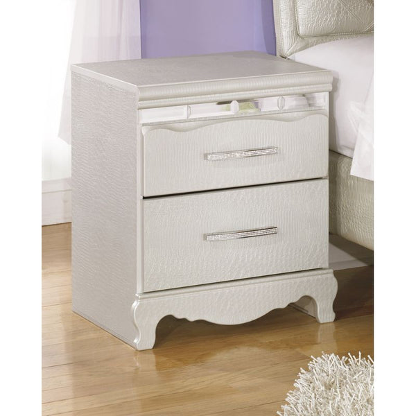 Zarollina Two Drawer Night Stand