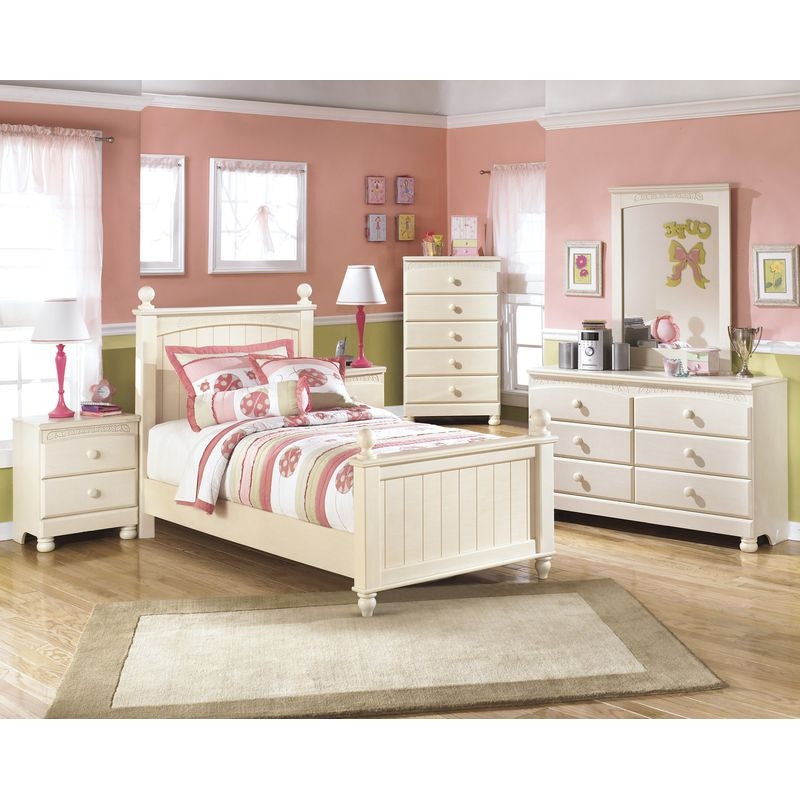 Cottage Retreat Post Bedroom Group (Full Bookcase)