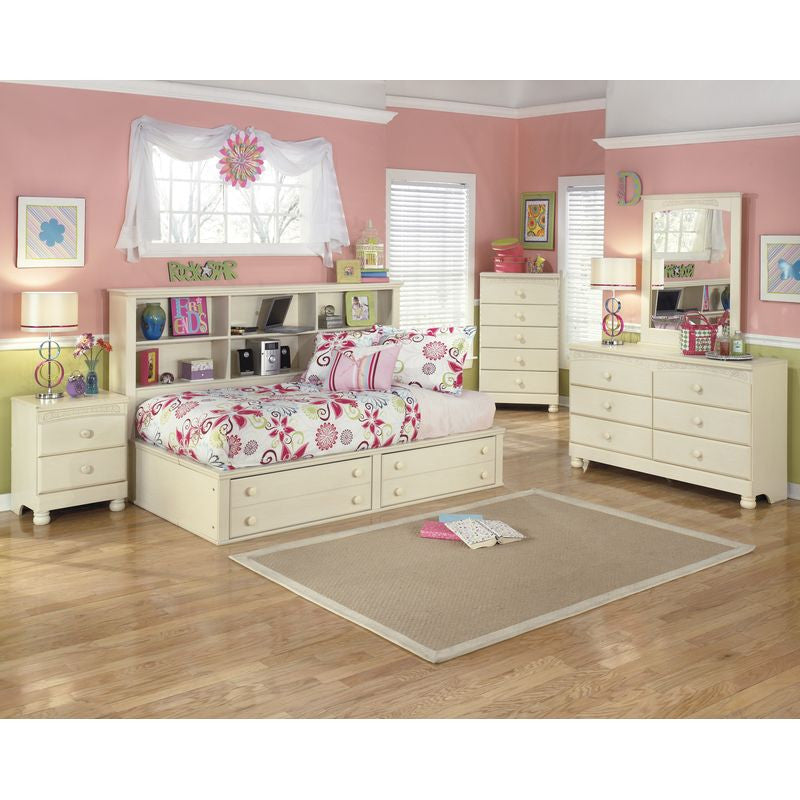 Cottage Retreat Bookcase Bedroom Group (Twin)