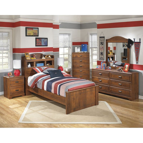 Barchan Bookcase Bedroom Group (Twin)