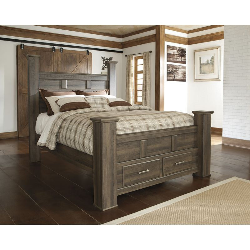 Juraro Storage Post Bed (Queen)