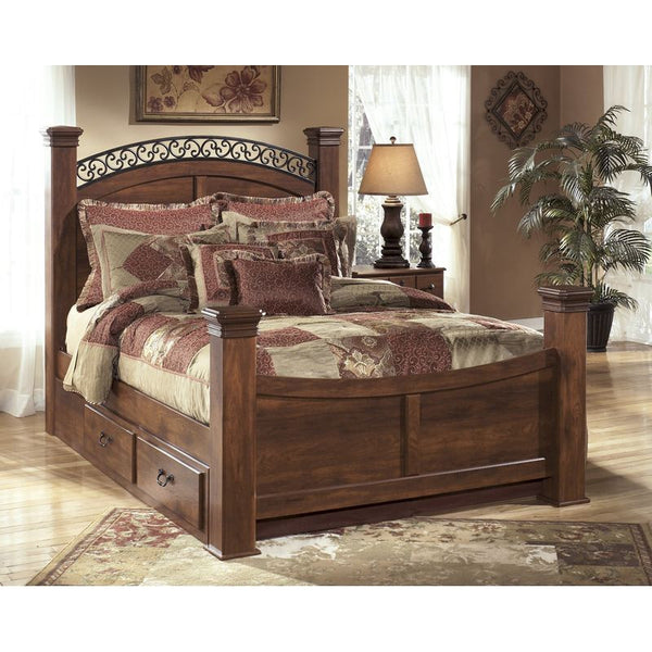 Timberline Post Storage Bed (Queen)