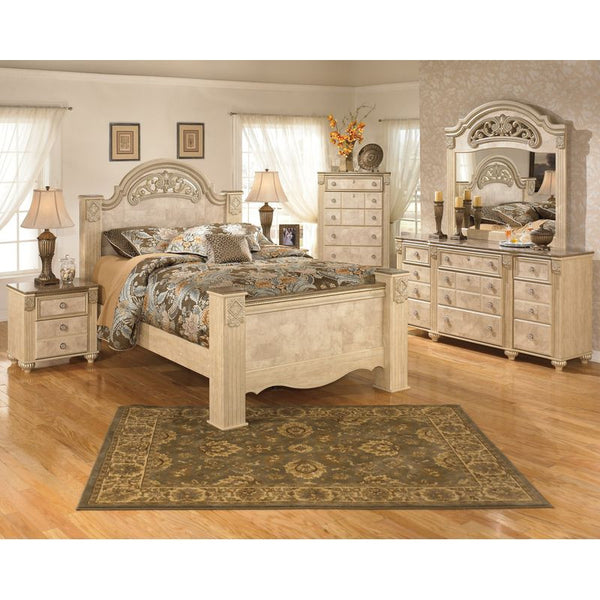 Saveaha Post Bedroom Group (King)