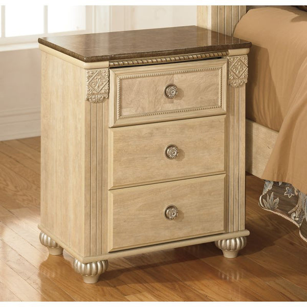 Saveaha Three Drawer Night Stand