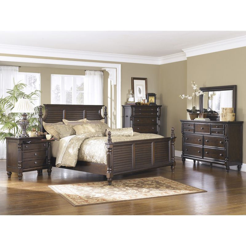 Key Town Three Drawer Night Stand