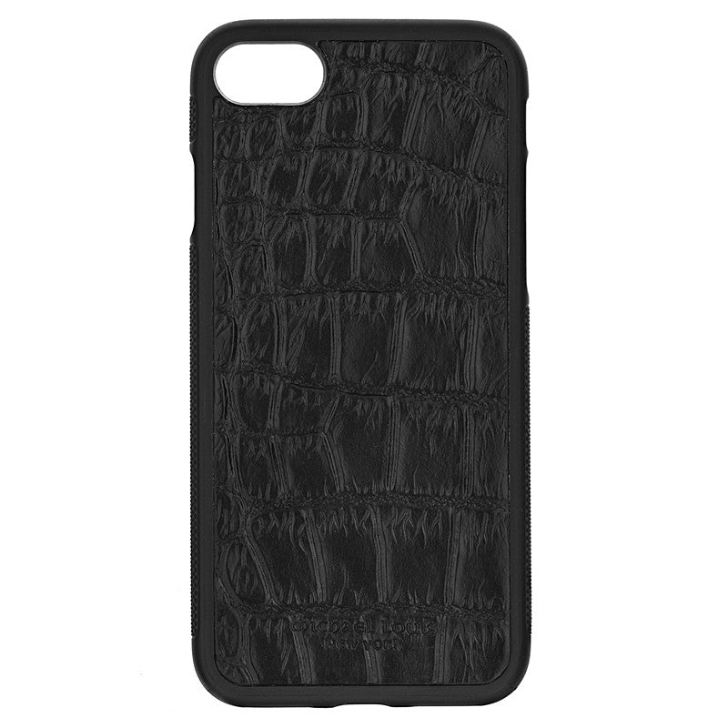 Black Croc Embossed iPhone 7 Case