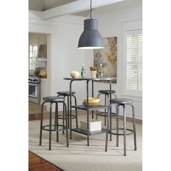 Hattney 5 Piece Bar Dining Set